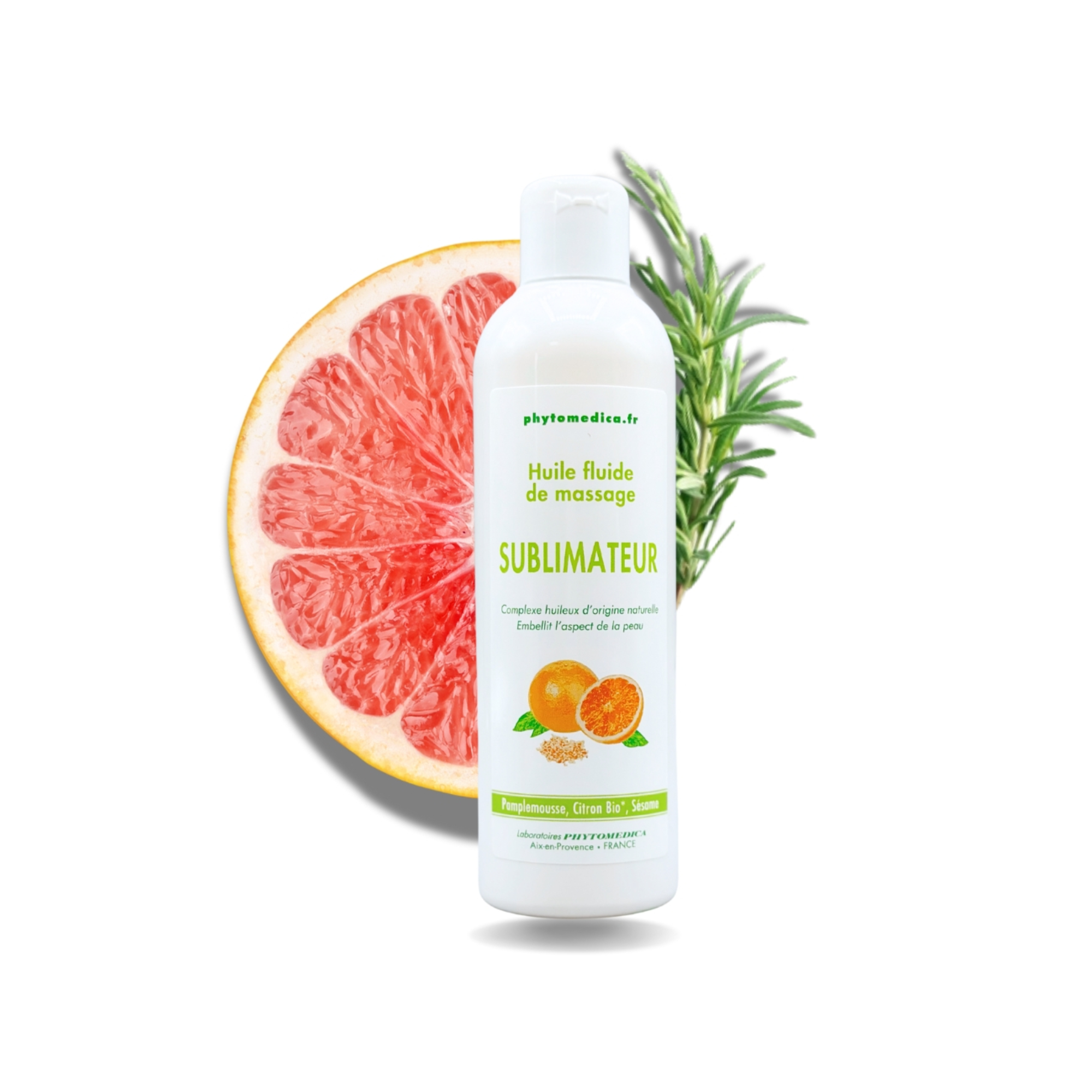 Huile fluide de Massage Sublimateur drainant - 500 ml - Phytomedica Laboratoires Phytomedica 