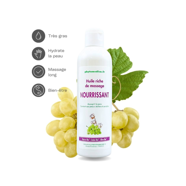 Huile riche de Massage Nourrissant - 500 ml - Phytomedica Laboratoires Phytomedica 
