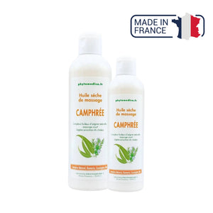 Huile sèche de Massage - Camphrée - deux contenances - Phytomedica Laboratoires Phytomedica 