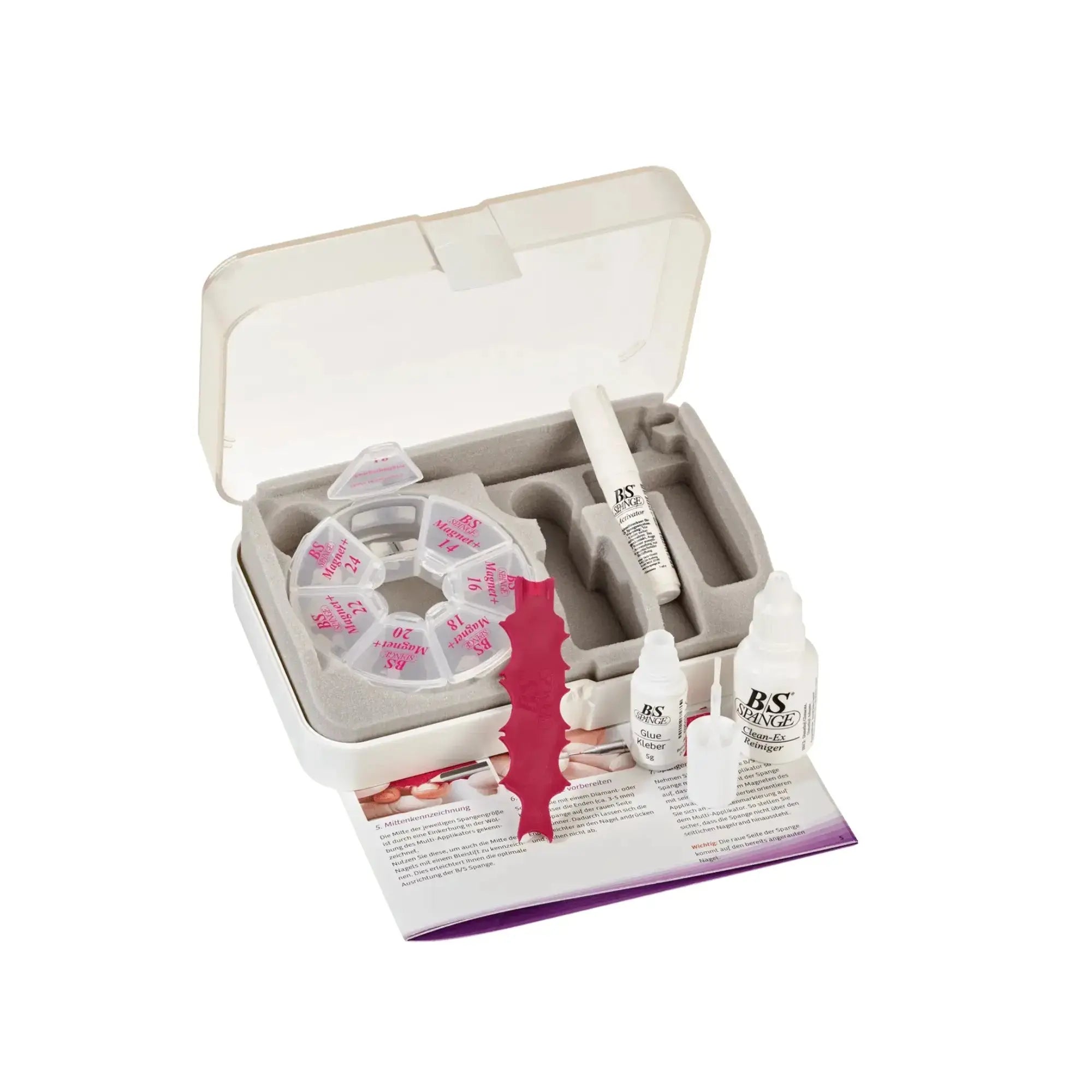 Professional orthotics kit B/S magnet+ Profi Set - 60 tabs - 4 mm - B/S Spange B/S Spange 