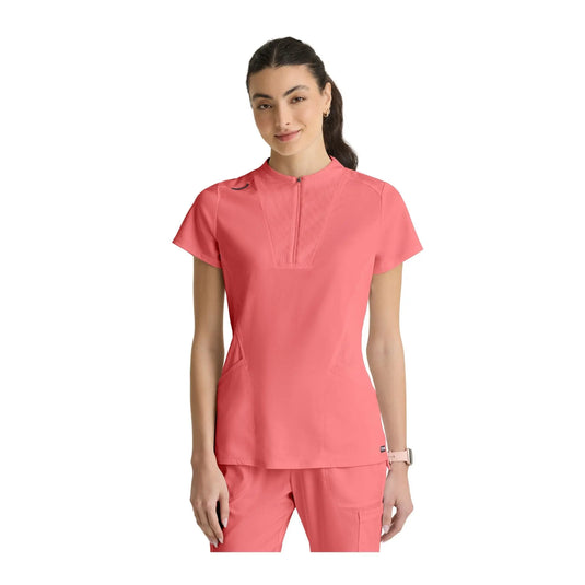 Kristi - High neck zipped tunic - Women - Grey’s Anatomy Stretch Grey’s Anatomy 