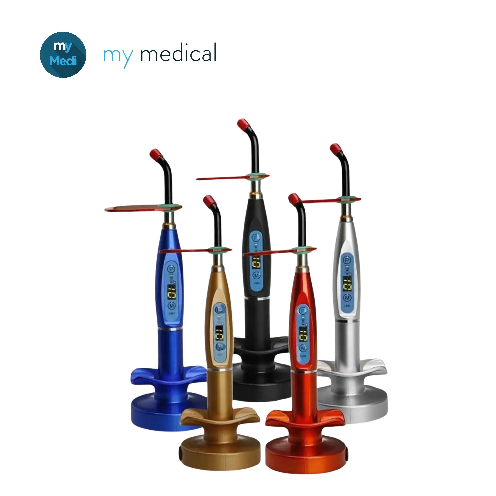 Lampe LED à photopolymériser - Sans fil - 1500 mW / cm² - 7 coloris disponibles My Medical 