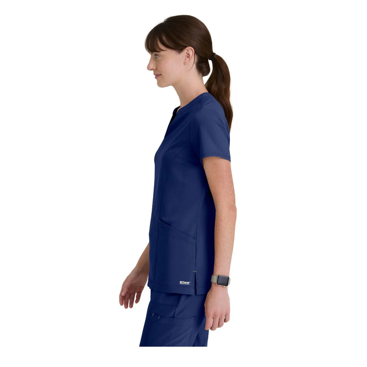 Louisa - Notched collar tunic - Women - Grey’s Anatomy Evolve Grey’s Anatomy 