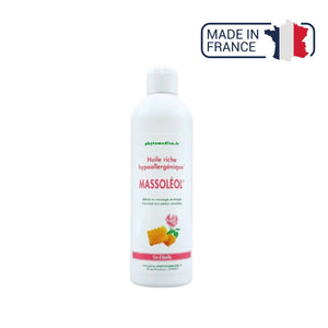 Massoléol® - Rich hypoallergenic neutral massage oil - Rose fragrance - Phytomedica Laboratoires Phytomedica 