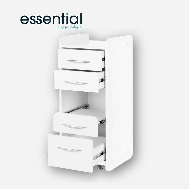 Furniture on casters - 969 White - Essential by My Podologie Essential 