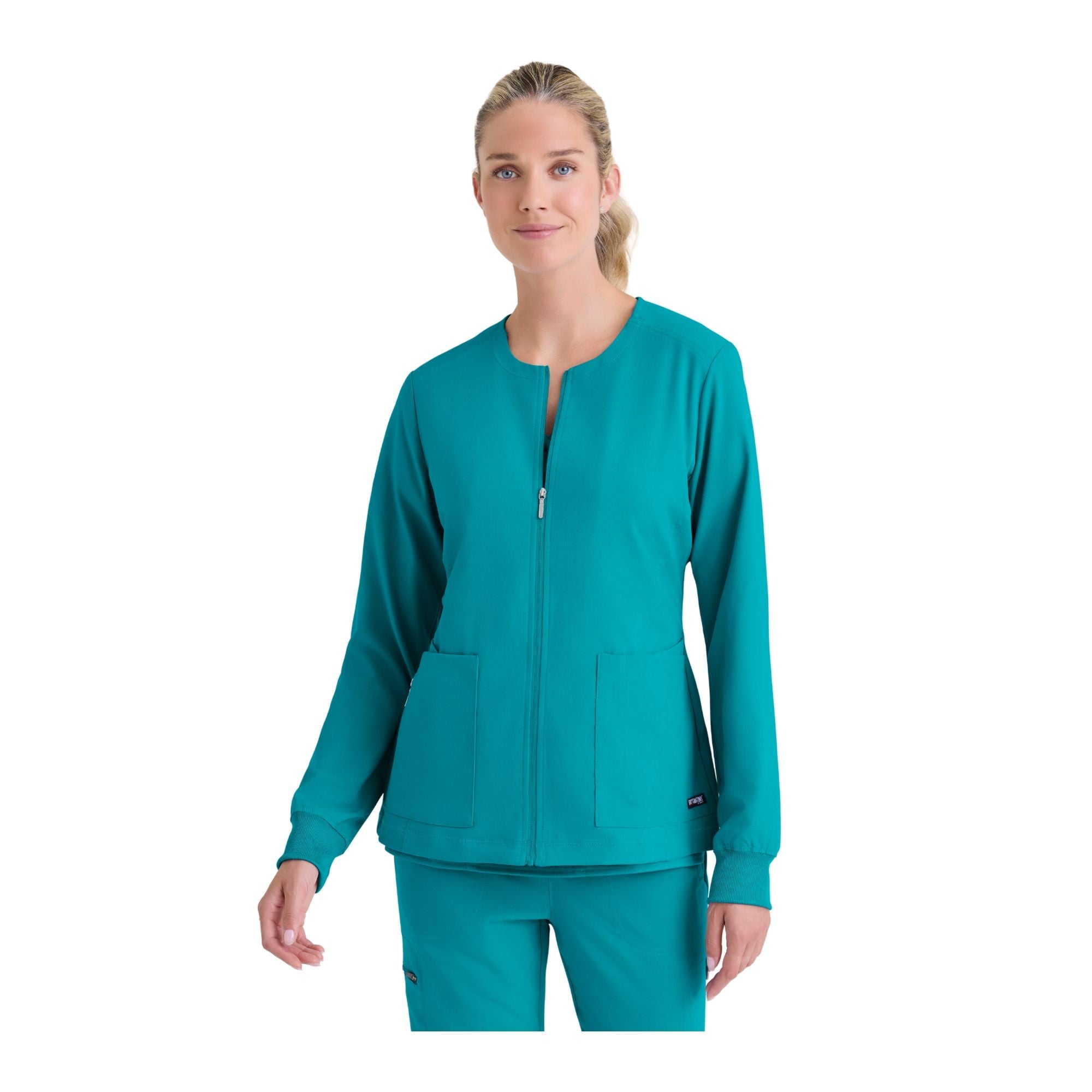 Mila - Veste médicale col rond - Femme - Grey's Anatomy Stretch Grey’s Anatomy 