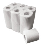 White 2-Ply Embossed Toilet Paper - 180 sheets - 12 rolls