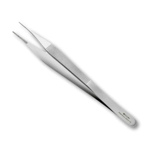 Pince à disséquer - 12cm - Sans griffes - Mors striés - Inox - My Podologie