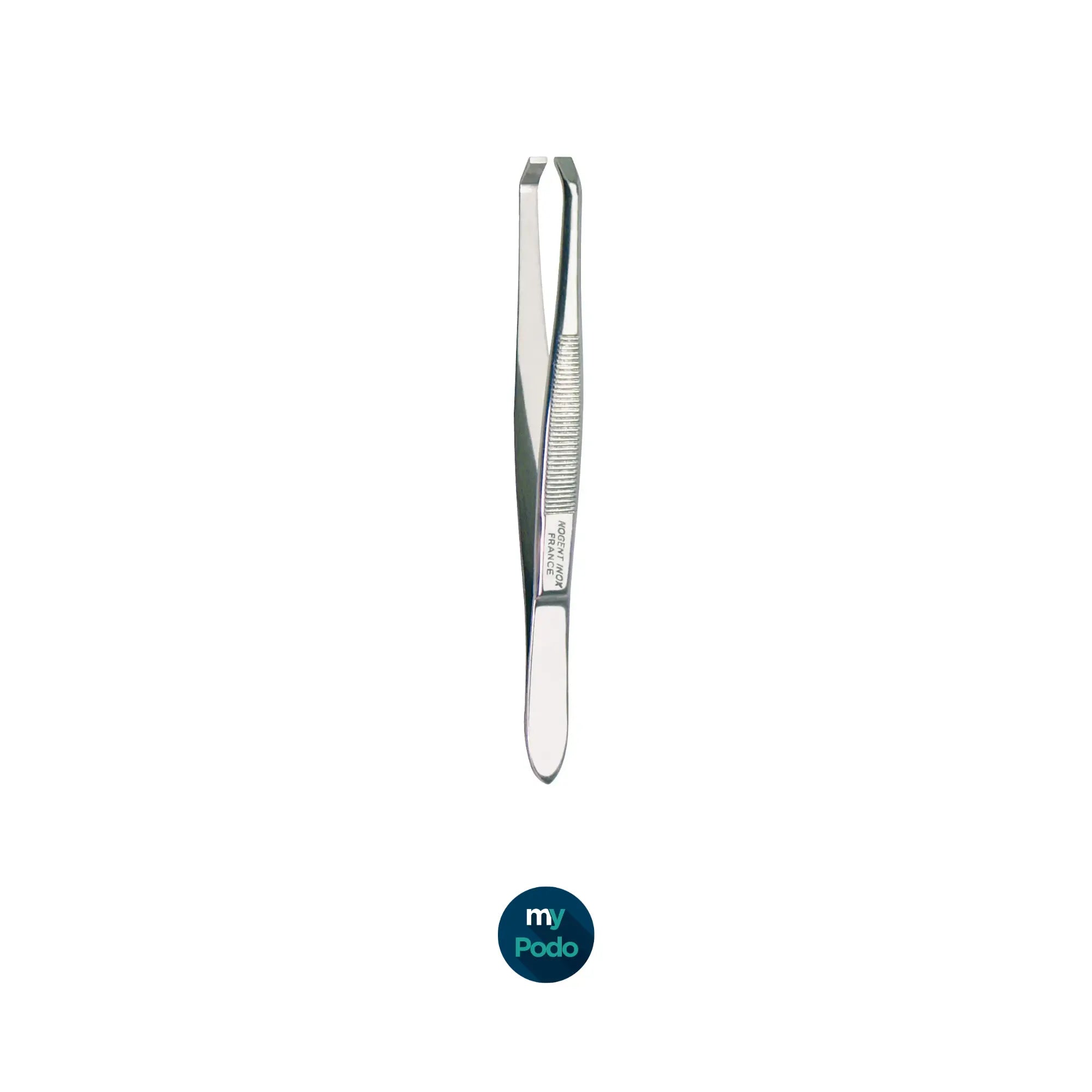 Pince à épiler forme crabe - Longueur : 9 cm - Inox brillant My Podologie 