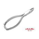 Nail pliers - Stainless steel - Satin finish - Straight cut - Tapered jaws - 13.5 cm - Sam