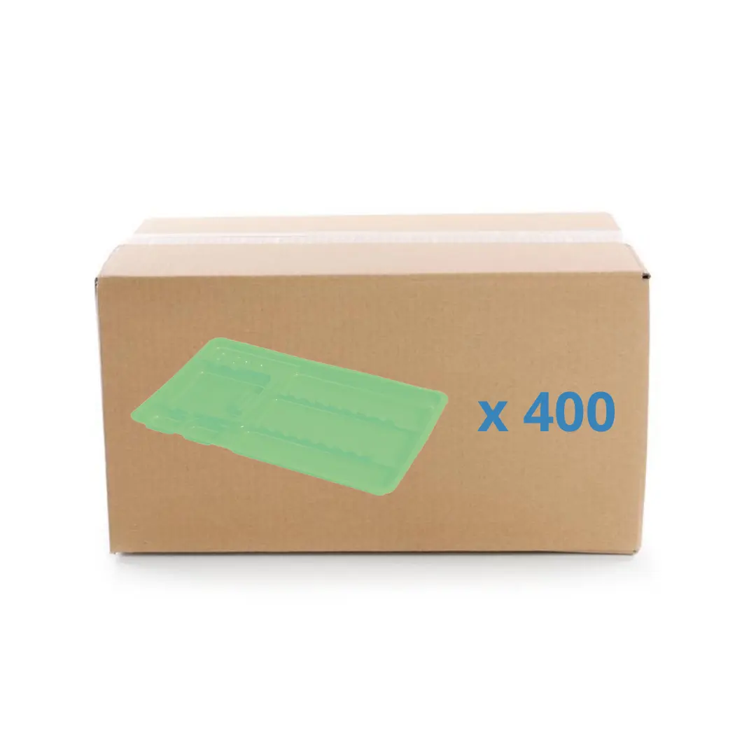 Plateaux de soin à usage unique avec compartiments - 3 formats - Carton de 400 My Podologie 