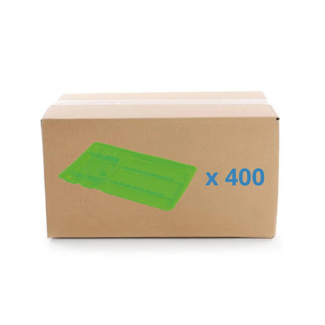 Plateaux de soin à usage unique avec compartiments - 3 formats - Carton de 400 My Podologie 