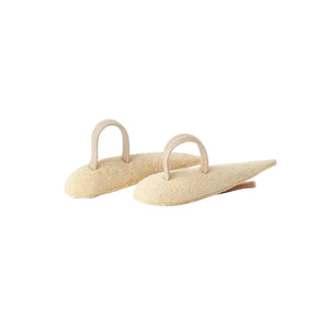 Toe protection - Soft foam padding covered in leather - 3 sizes available - 2 pieces - Ruck Ruck 