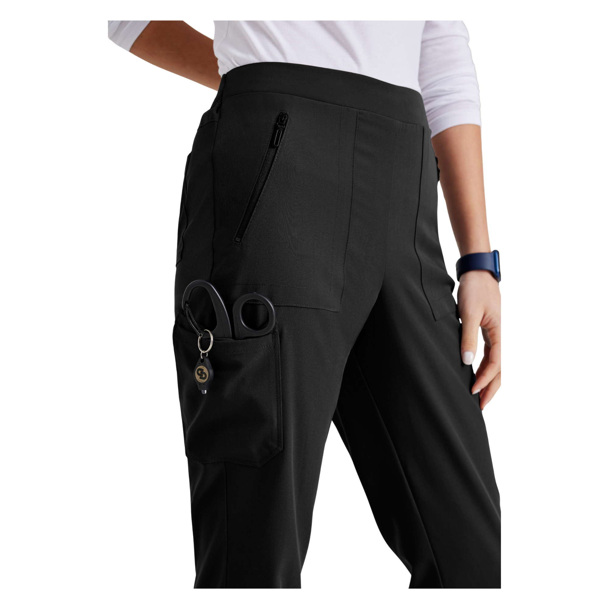 Purpose Pant - Pantalon médical fuselée taille haute - Femme - Barco Unify BARCO UNIFY 