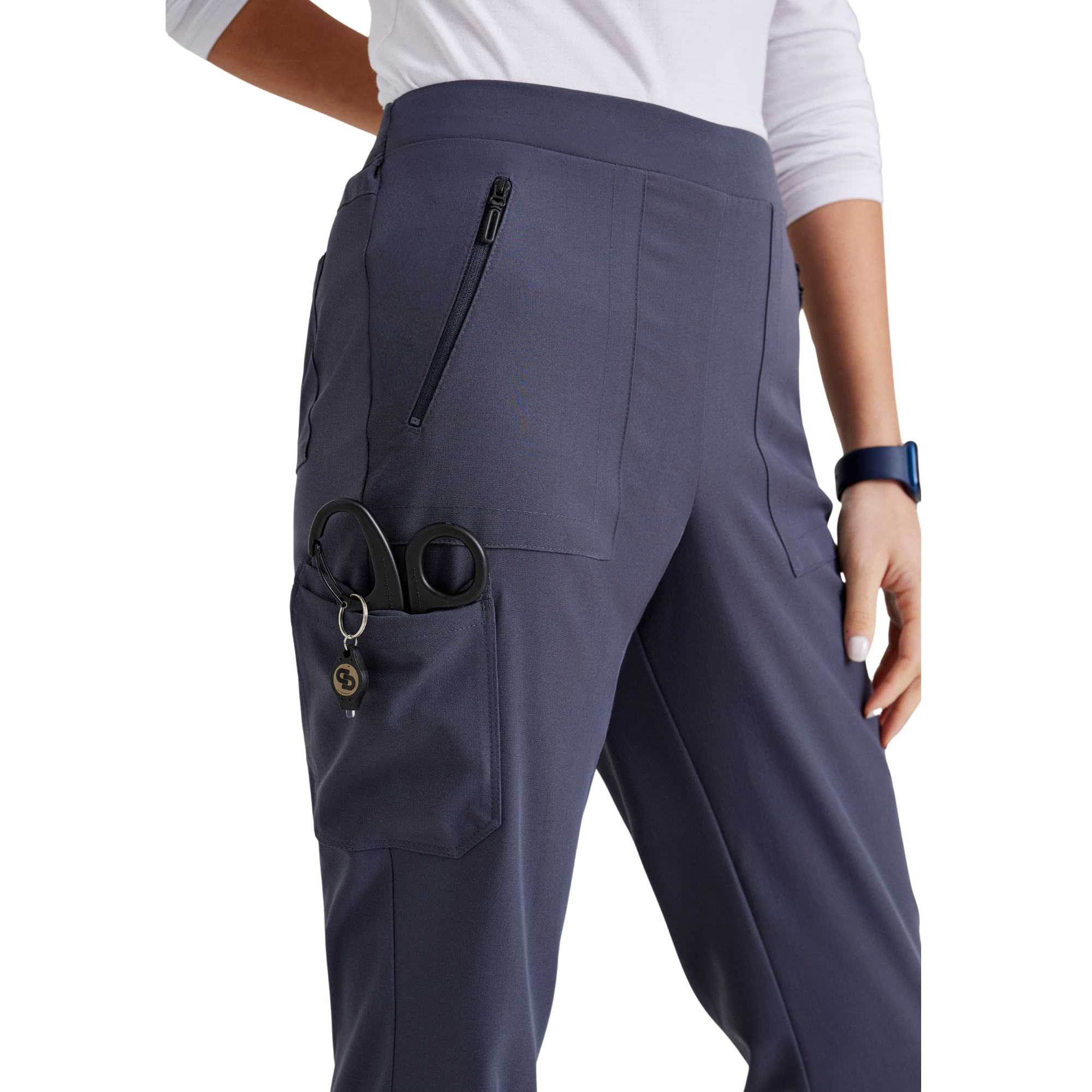 Purpose Pant - Pantalon médical fuselée taille haute - Femme - Barco Unify BARCO UNIFY 