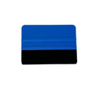 Felt and vinyl squeegee for sticking stickers - Eliminates bubbles