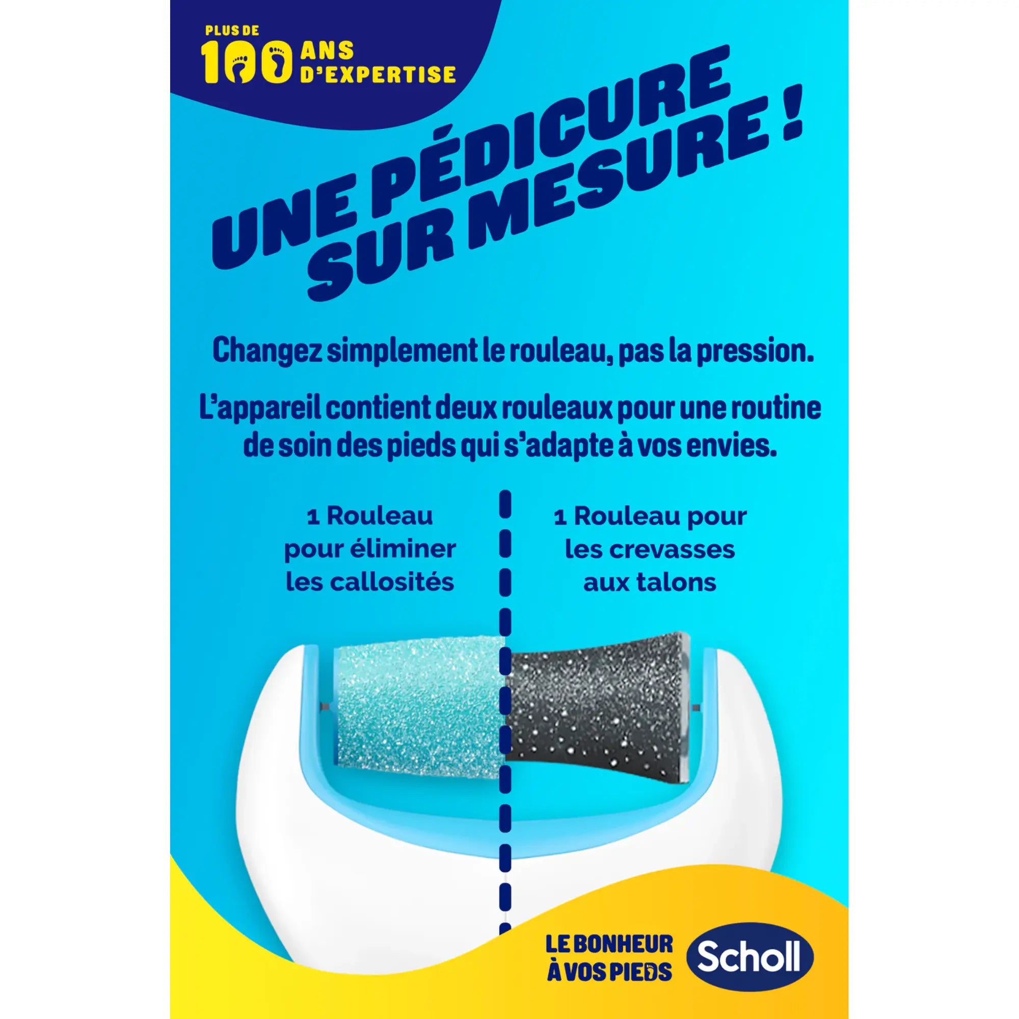 Râpe de Pédicurie Électrique Exfoliante Velvet Smooth - Scholl Scholl 