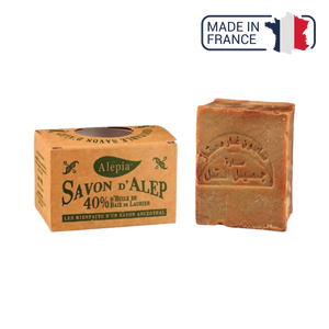 Savon d'Alep 40% de baie de Laurier - 190 g - Alépia Alépia 