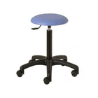 PRISCA ergonomic stool - Black ABS leg - Equipped with 5 casters