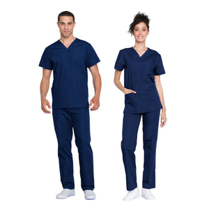 Toulouse - Ensemble médical - Tunique et pantalon - Unisexe - Cherokee Cherokee Authentic Workwear  Bleu Marine / 3XL