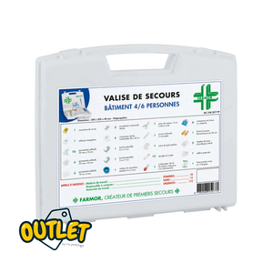Valise de secours Bâtiment - 4 à 6 personnes - Farmor // Date dépassée ou courte Farmor 