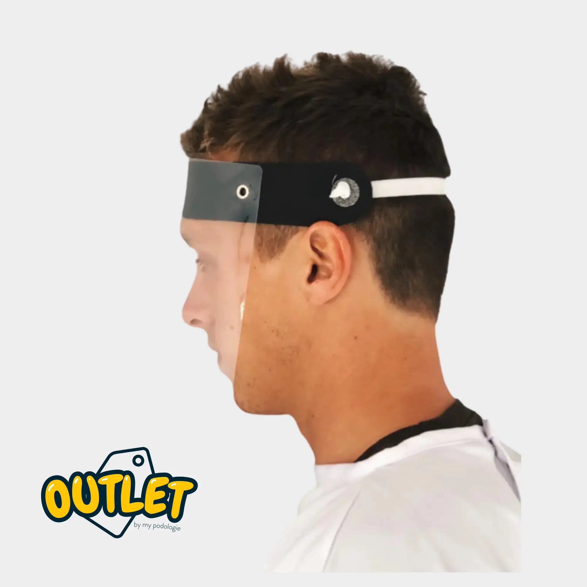 Visière de protection avec élastique - My Podologie My Podologie